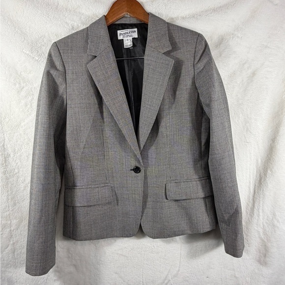 Pendleton Jackets & Blazers - Pendleton Wool Houndstooth Blazer Women’s Size 6 Classic Career Jacket like new